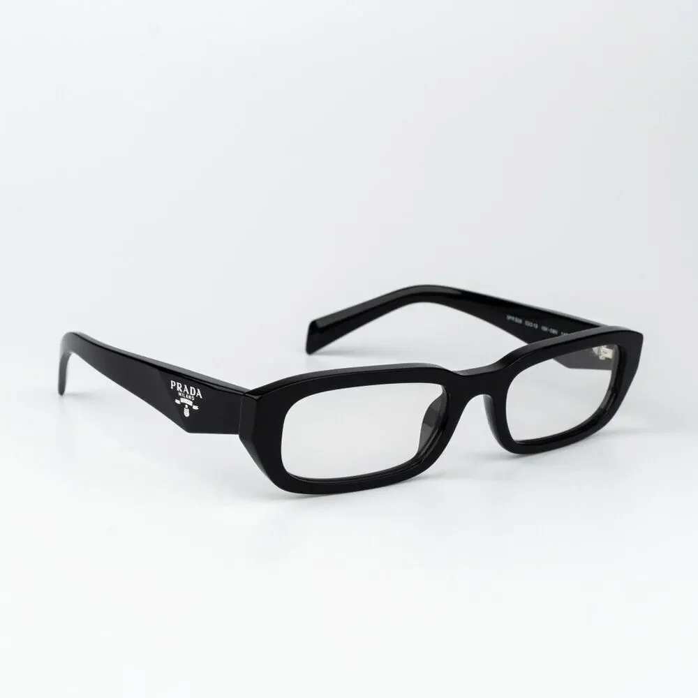 Prada Men Eyeglasses Black Rectangle PRB06S 16K08N NEW AUTHENTIC - Picture 5 of 10